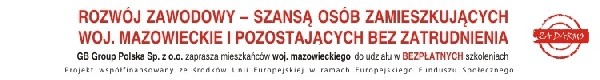 Rozwój Zawodowy - Szansą Osób Zamieszkujących Woj. Mazowieckie I Pozostających Bez Zatrudnienia