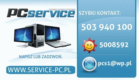 Pc Service - Serwis Komputerowy Warszawa Tel. 503-940-100