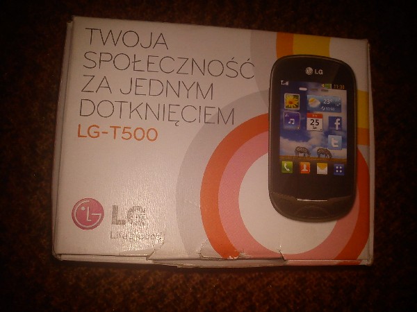 Sprzedam Bardzo Tanio Nowy Telefon Lg ? T500