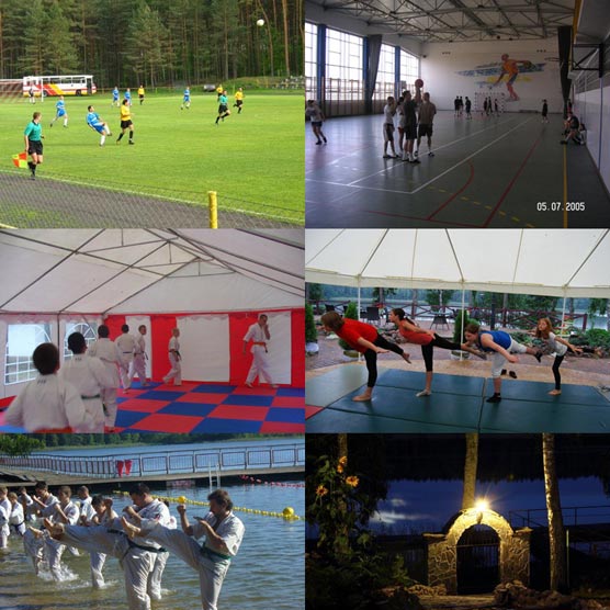 Ośrodek Wypoczynkowy Sportowy ,obozy Kolonie Sportowe ,sale Sportowe   3