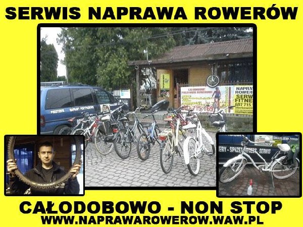 Serwis Rowerowy - Pogotowie Rowerowe Konstancin , Józefosław , Warszawa 