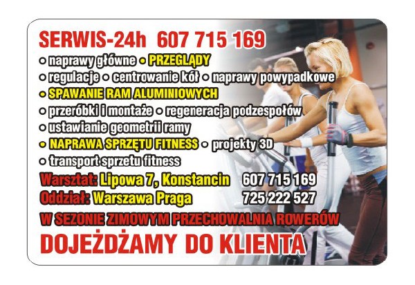 Naprawy Powypadkowe Rowerów /profesjonalna Naprawa Sprzętu Fitness  2