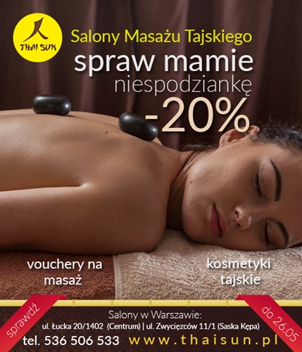 Karta Podarunkowa Na Dzień Matki -20proc Na Masaż I Kosmetyki.