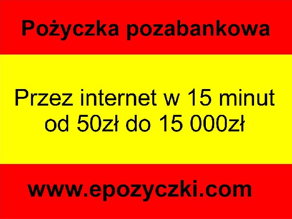 Pożyczka Do 15000zł Online Cała Polska