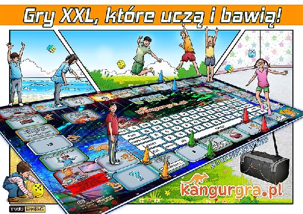 Gra Xxl Dzieci Bezpieczne Do Skakania, Nauki I Zabawy Od Kangurgra.pl 2