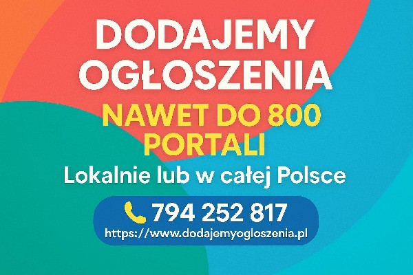 Zareklamuj Się W Całej Polsce Lub Lokalnie - Ogłoszenia Na Setkach Portali 4