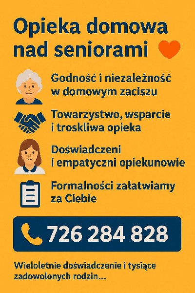 Opieka Domowa Nad Seniorami Warszawa Całodobowo