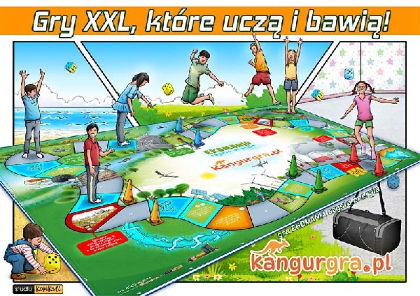 Mega Gry Xxl Dla Dzieci Do Skakania Wielki Format - Kangurgra.pl Do Nauki I Zabawy 2